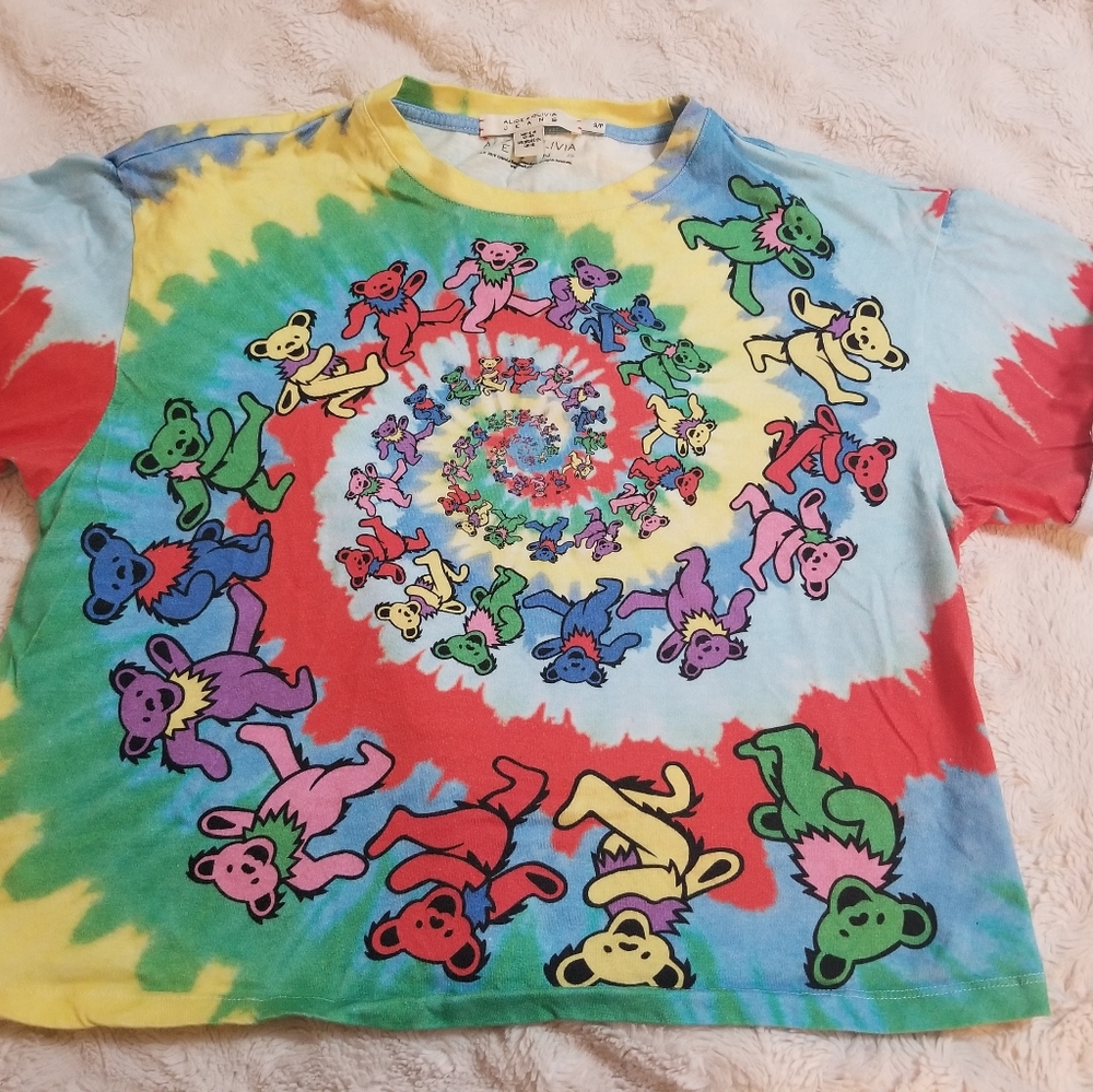 Alice + Olivia Grateful Dead Tie Dye Tee Size Smal